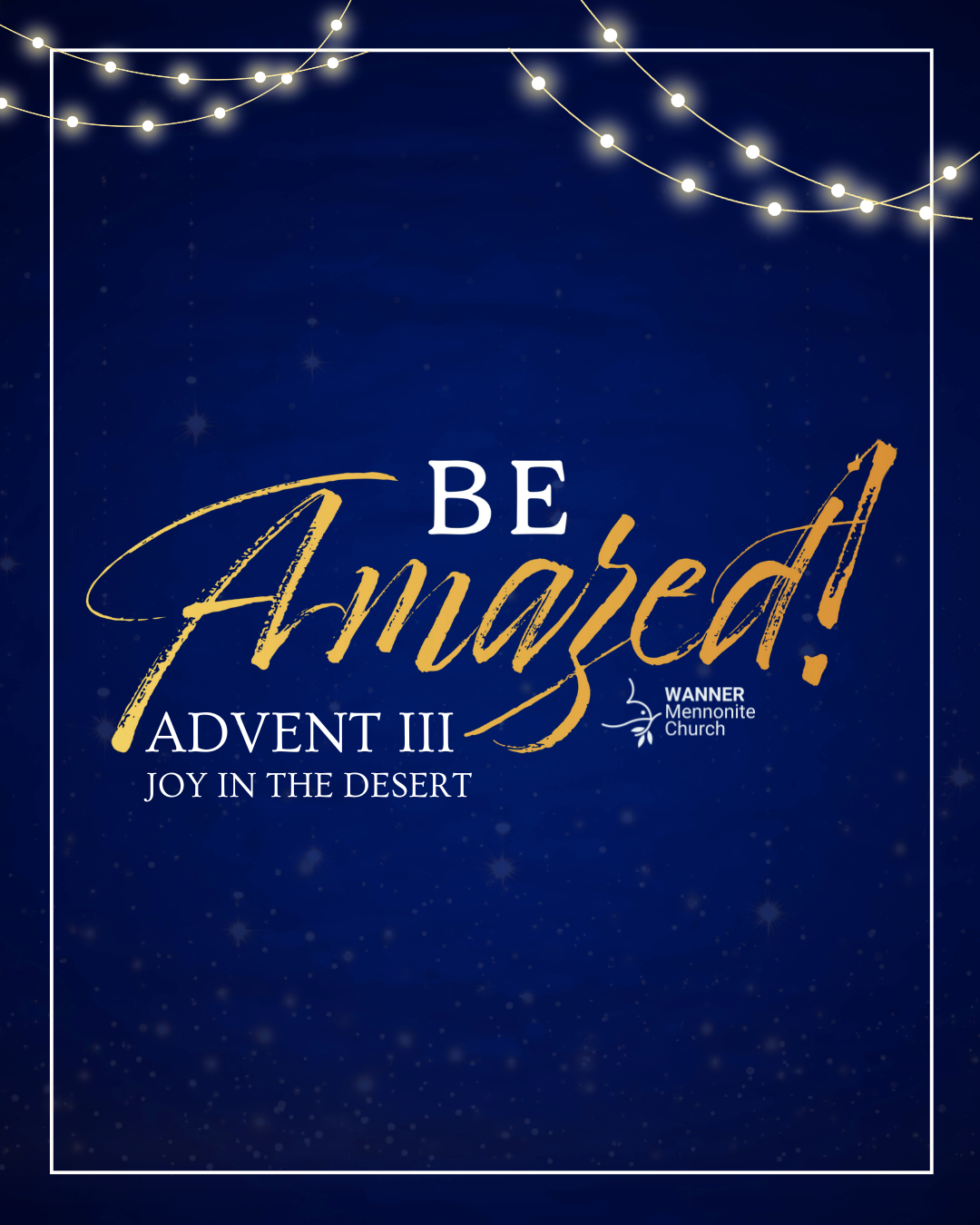 Advent III: Joy in the Desert