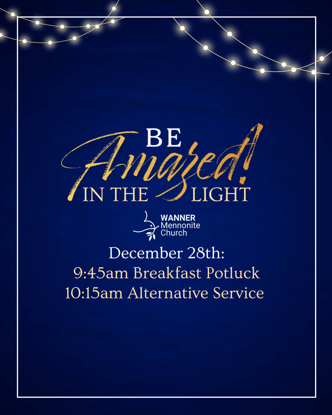 Epiphany:  Alternative Service & Breakfast Potluck